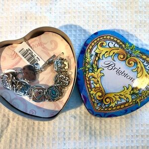 * NEW w/ box * Brighton Angel Heart Bracelet
